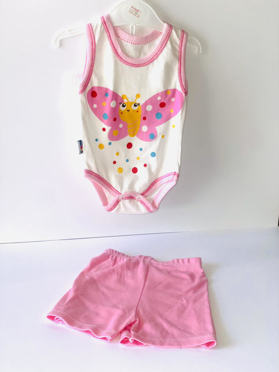 Picture of B1395- COTTON SLEEVELESS SET GROW + SHORTS
